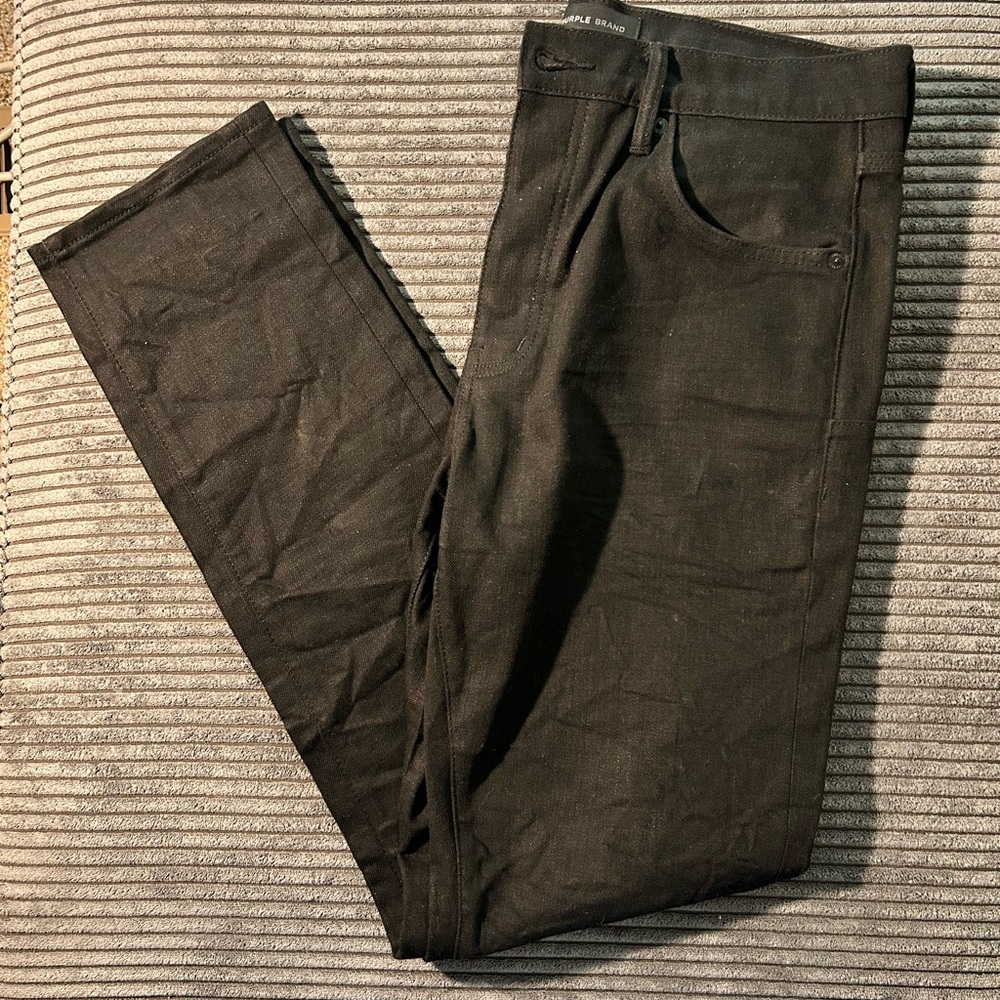 Men's Purple Brand Skinny Jeans - Black